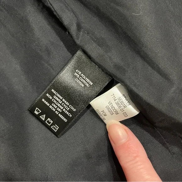 Ali Miles Floral Brocade Art  Belted Jacket, Womens S/P, Purple & Black - Picture 6 of 13